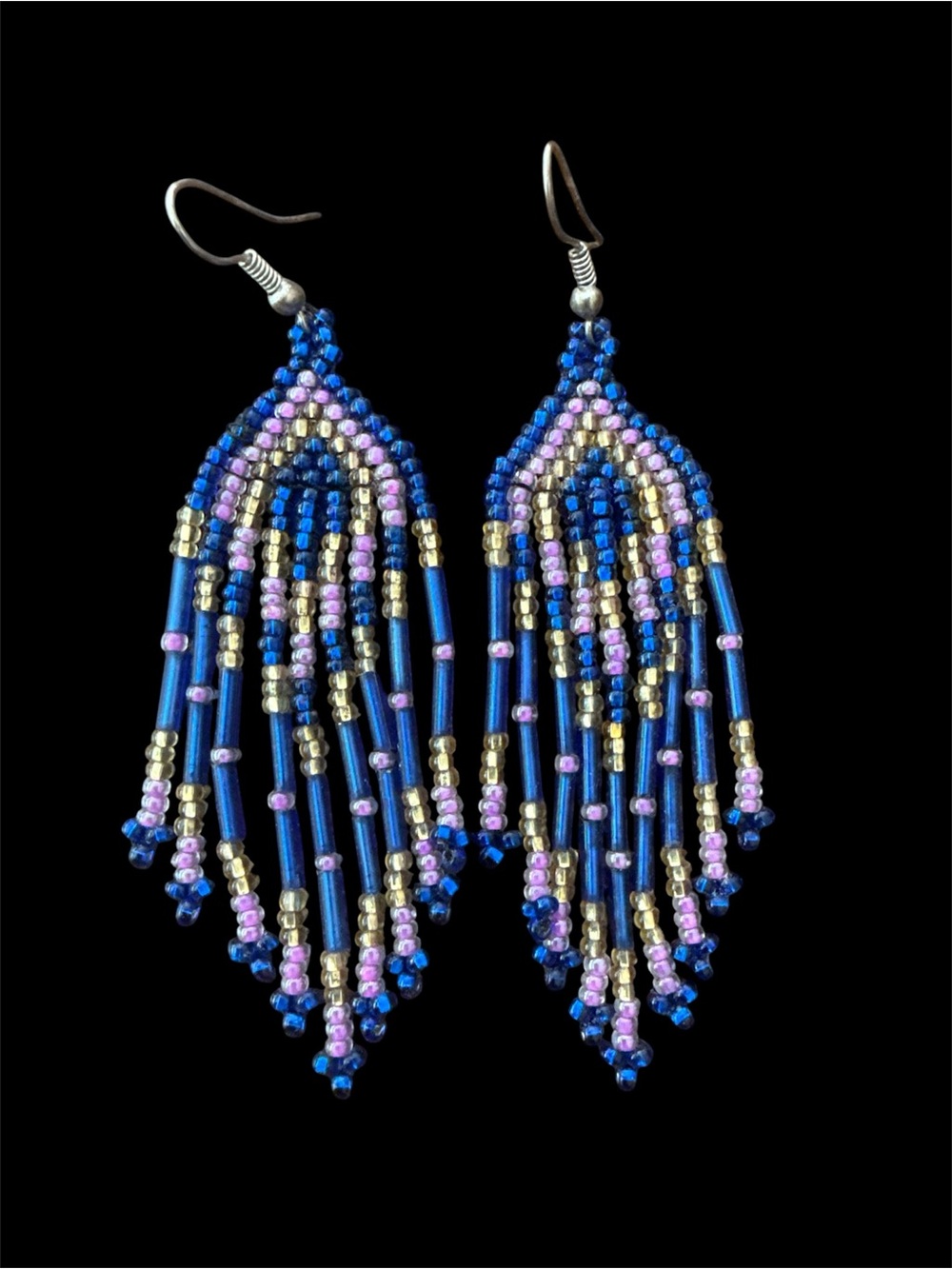 Beaded Fringe Earrings
